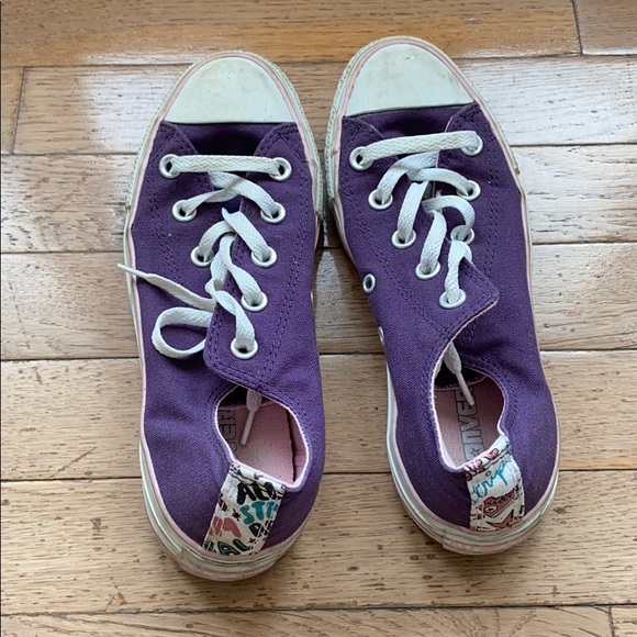 Purple and Pink Converse Size 6 US - Picture 1 of 6